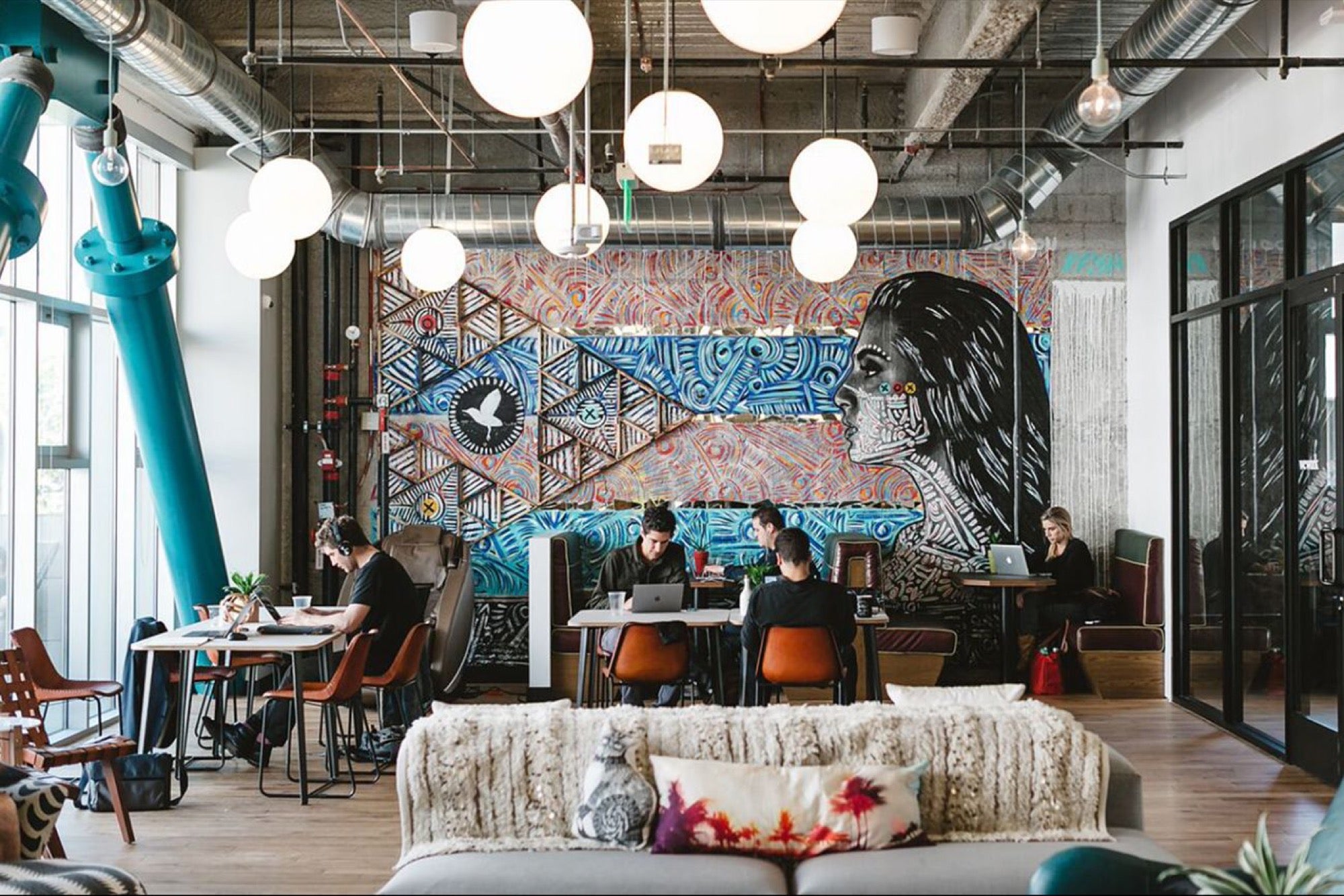 wework coworking space creatives freelancers