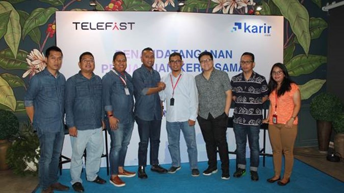 Startup Telefast and Karir.com Signed Cooperation Agreement on HR Solutions