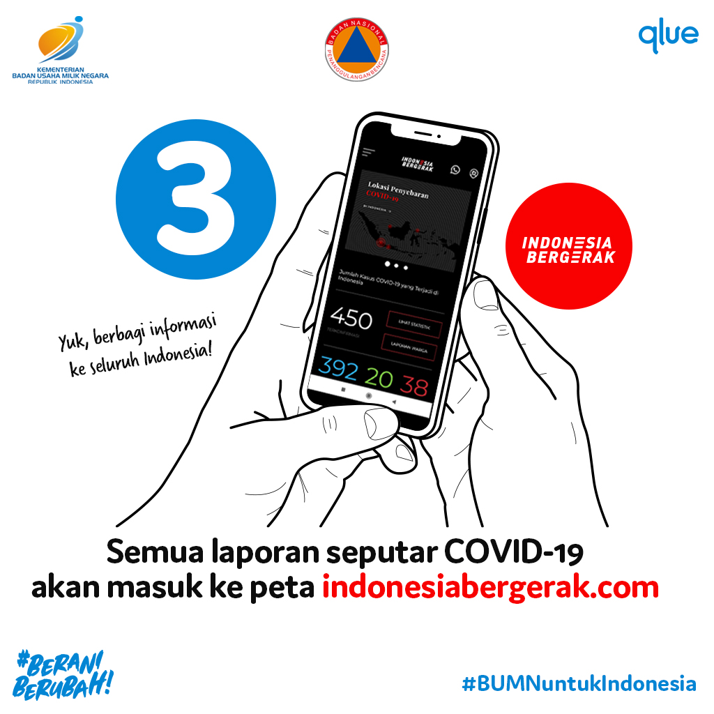 Qlue Launches IndonesiaBergerak.com, a Reporting Platform for Covid-19