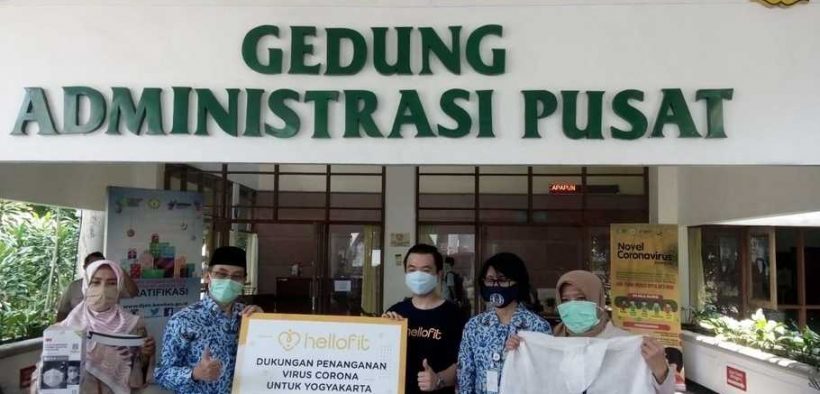 Hellofit Distributes Aid to Sardjito Hospital in Yogyakarta