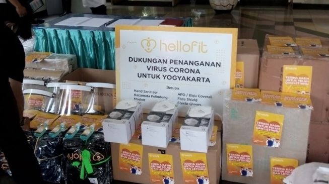 Hellofit Distributes Aid to Sardjito Hospital in Yogyakarta