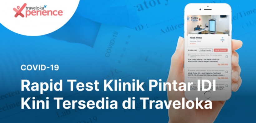 Traveloka Provides Drive-Thru Rapid Test