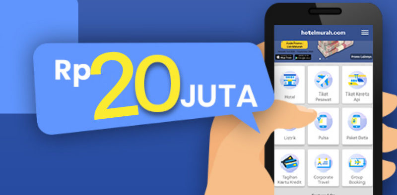 Hotelmurah.com Gives Discounts and Cashback of IDR 1 Million