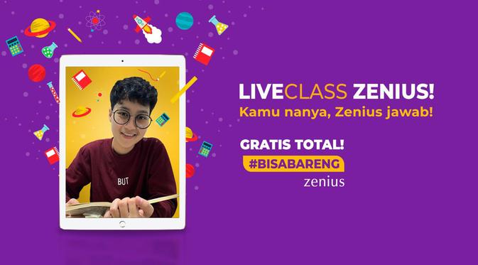 Zenius Offers Interaction Learning Concept using a Live Broadcast