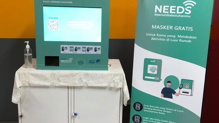Needs Indonesia Presents Mini Vending Machines at MRT Station