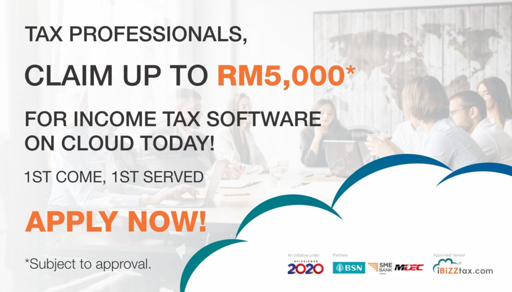 Apply Matching Grant through iBiZZ CLOUD Digitalisation Adoption up to RM5000 (source: special) Apply Matching Grant through iBiZZ CLOUD Digitalisation Adoption up to RM5000