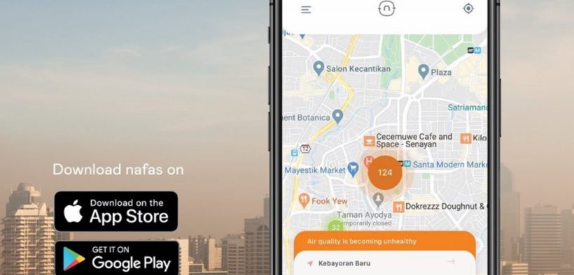 Nafas Application Ready to Monitor Air Quality in Jakarta