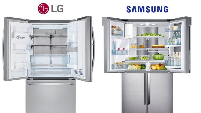 Comparing the Best Smart Refrigerators, Samsung vs LG