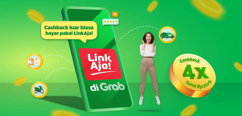 LinkAja Becomes a Payment Option at GrabFood