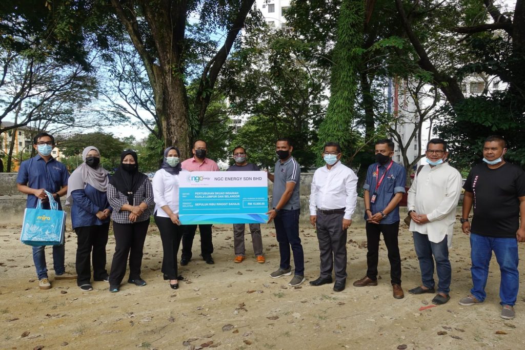 NGC energises 2021 with aid for 180 needy families (source: special) NGC energises 2021 with aid for 180 needy families