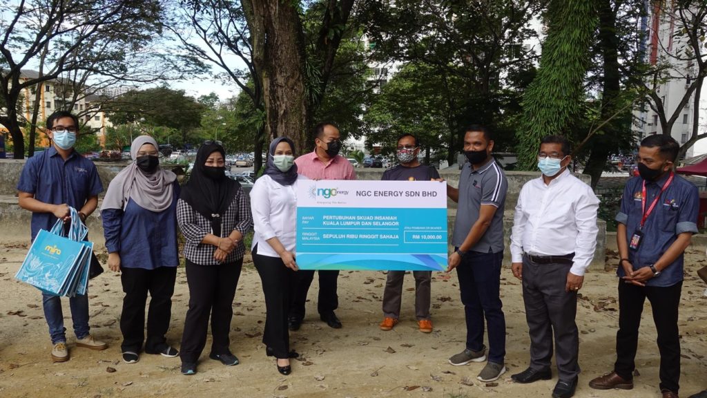 NGC energises 2021 with aid for 180 needy families (source: special) NGC energises 2021 with aid for 180 needy families