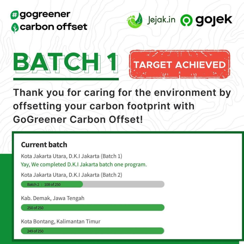 Gojek Strengthens GoGreener Carbon Offset Feature (source: special)